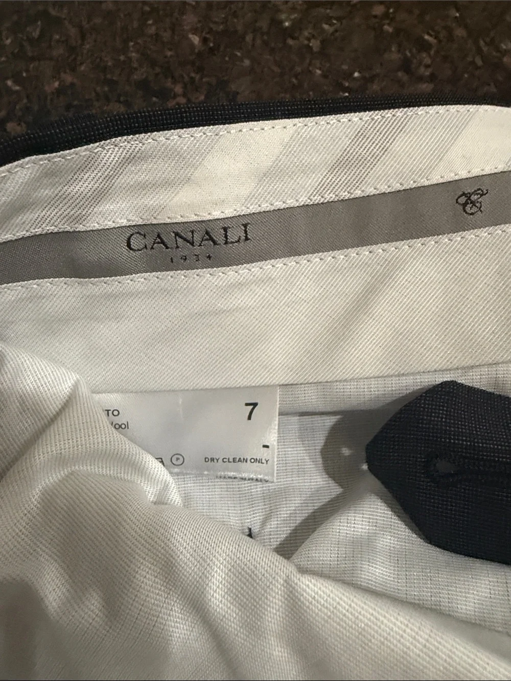 Canali Dark Charcoal Dress Pants